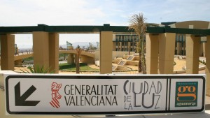 INSTALACIONES DE LOS ESTUDIOS DE CINE CIUDAD DE LA LUZ EN ALICANTE